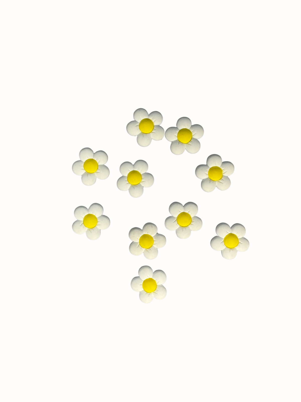 Mini Charms | Gänseblümchen Weiß-Gelb