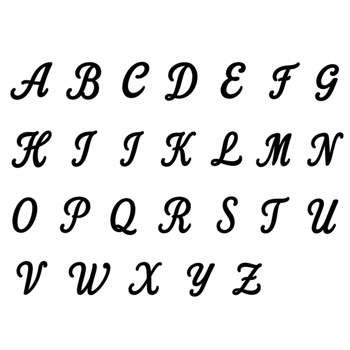 Taschen-Charms Buchstaben A-Z